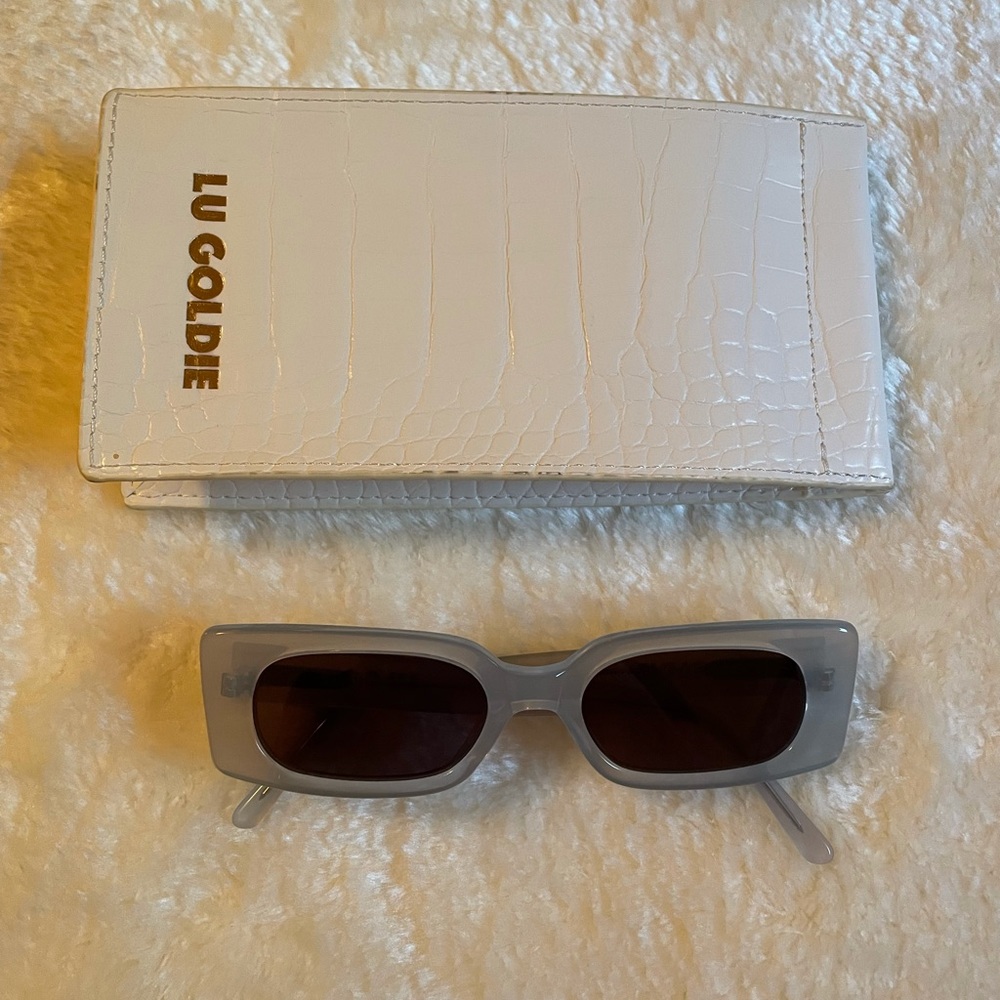 Lu Goldie Salome Sunglasses in Sky Blue